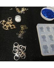 Hello Kitty Takı ve Anahtarlık Reçine Epoksi Seti - A42