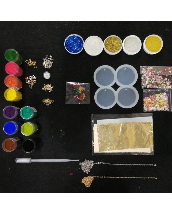 Dörtlü Yuvarlak Magnet Kalıbı Reçine Epoksi Seti - A46