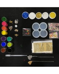 Dörtlü Yuvarlak Magnet Kalıbı Reçine Epoksi Seti - A46