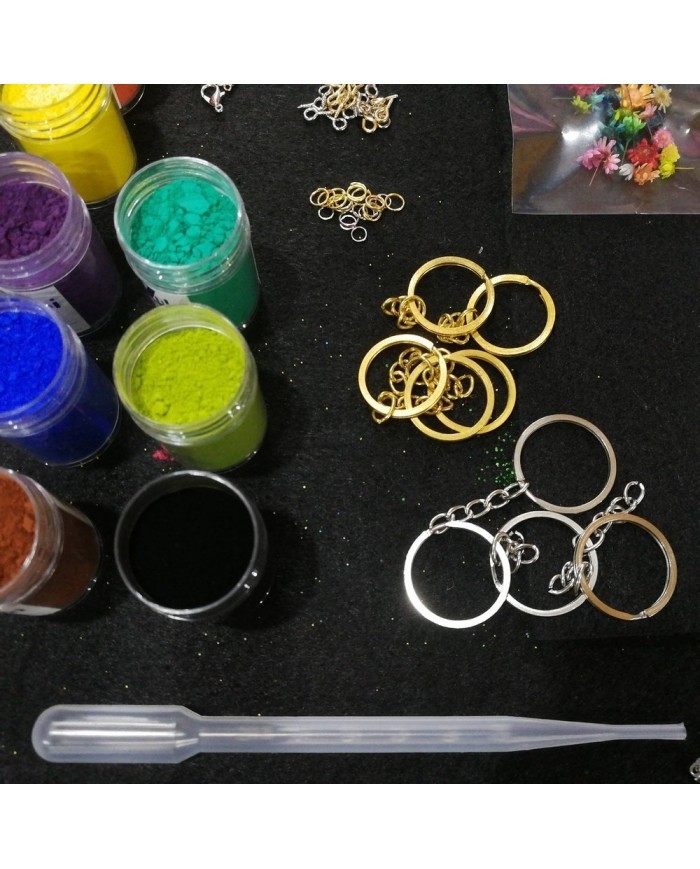 Dörtlü Yuvarlak Magnet Kalıbı Reçine Epoksi Seti - A46