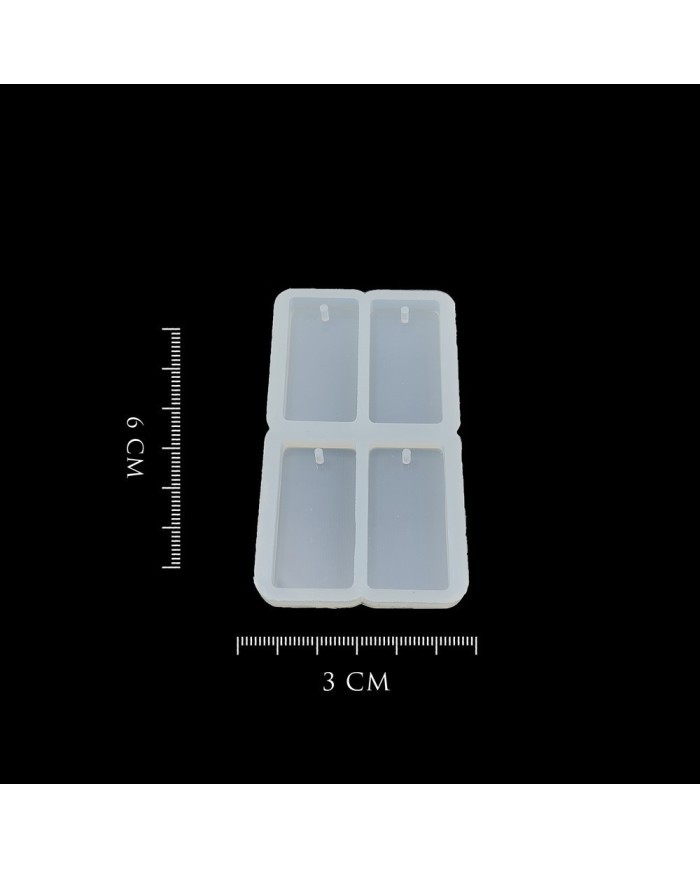 Dörtlü Dikdörtgen Magnet Kalıbı Reçine Epoksi Seti - A47