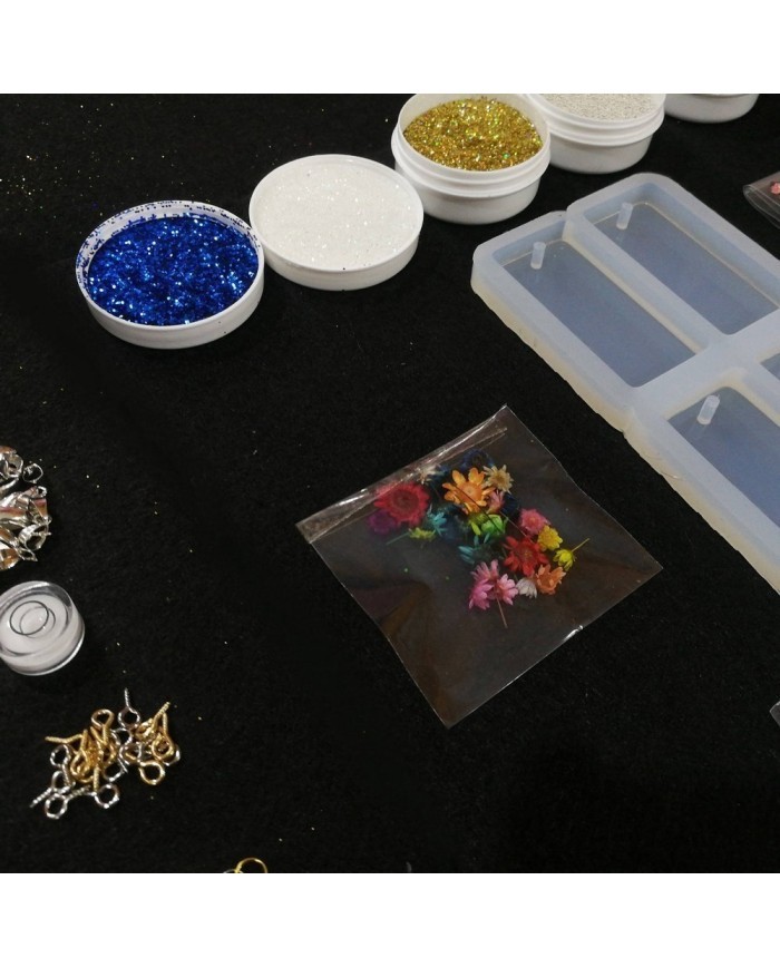 Dörtlü Dikdörtgen Magnet Kalıbı Reçine Epoksi Seti - A48