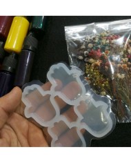 Fatma Eli Dörtlü Magnet Kalıbı Reçine Epoksi Seti - A49