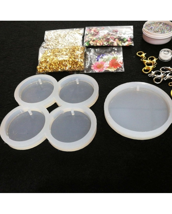 Magnet Kalıbı Yuvarlak Reçine Epoksi Seti - A56