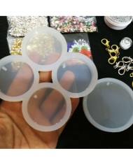 Magnet Kalıbı Yuvarlak Reçine Epoksi Seti - A56