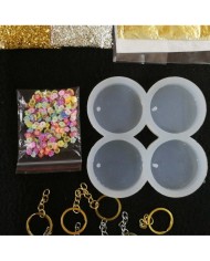 Magnet Kalıbı Yuvarlak Reçine Epoksi Seti - A57