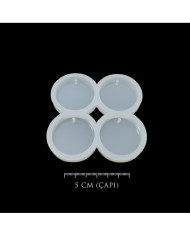 Magnet Kalıbı Yuvarlak Reçine Epoksi Seti - A57