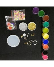 Magnet Kalıbı Yuvarlak Reçine Epoksi Seti - A58