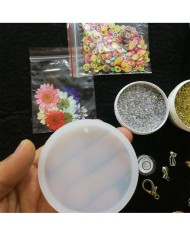 Magnet Kalıbı Yuvarlak Reçine Epoksi Seti - A58