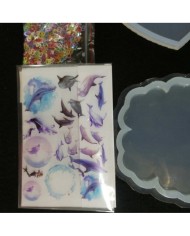 Bardak Altı Kalıbı Reçine Epoksi Seti - A74