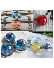 Yuvarlak Kolye Reçine Epoksi Kalıp - 3cm -Kod:93