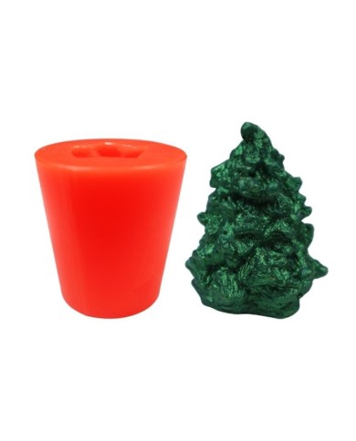 Yılbaşı Çam Ağacı - Noel Baba Silikon Kalıbı M-182