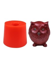 Duymadım Baykuş Silikon Mum Kalıbı M-202