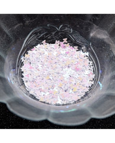 Mini Kelebek Hologram Pul Paketi - 5 gram - Epoksi Süsleme Pulu