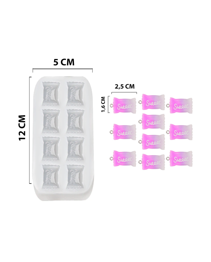 Epoksi Sweet Şeker Kalıbı