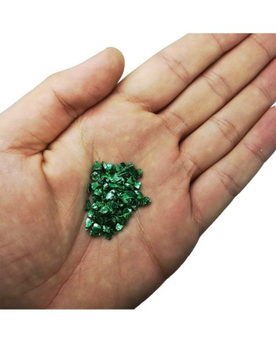 Cam Kırığı ZÜMRÜT YEŞİLİ Teneke Havyar - 100gr KALIN