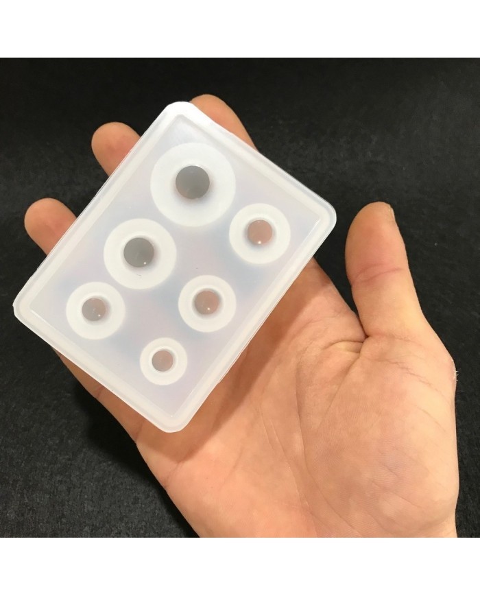 Küçük Damla Model Reçine Epoksi Kalıp - Çoklu  Slikon Kalıp -Kod:242