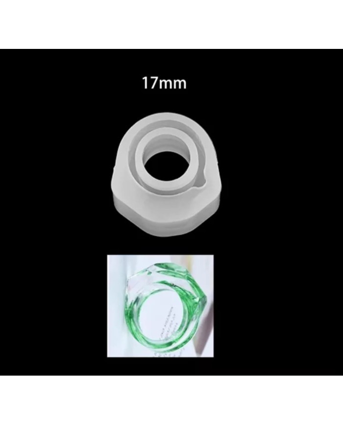 Yüzük Modeli Reçine Epoksi Kalıp - 17mm -Kod:43
