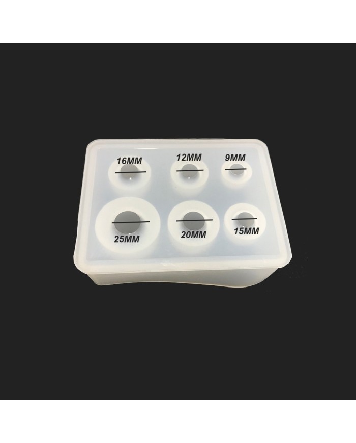 Küçük Damla Model Reçine Epoksi Kalıp - Çoklu  Slikon Kalıp -Kod:242