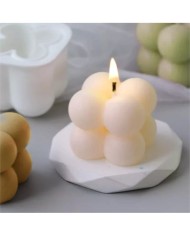 Çoklu Bubble Mum Silikon Kalıbı 15 Li Küçük Boy