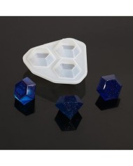 Kristal  Pramit Model  Silikon Reçine Epoksi Kalıp - Büyük Boy -Kod:54