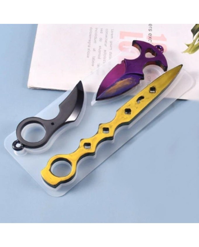 Bıçak Reçine Epoksi Silikon Kalıbı -Kod:945