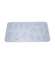 Çoklu  Kolye Küpe Silikon Reçine Epoksi Kalıp -Kod:277