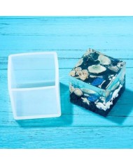 Küp Reçine Epoksi  Silikon Kalıp - Büyük - 6,5'a 6,5cm- Kod:239