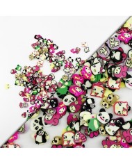 Reçine Epoksi Sticker Silikon Hayvan Figürleri Mini Paketi