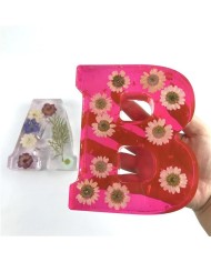 Büyük Reçine Epoksi Silikon Kalıp  Big  Boy Harf  - B