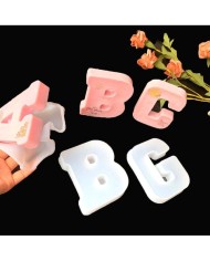 Büyük Reçine Epoksi Silikon Kalıp  Big  Boy Harf  - C