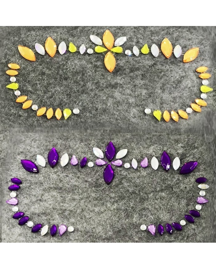 Yüz Taşları Sarı,Mor Seçim