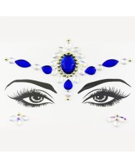 Yüz Taşları Mavi, Beyaz Pembe