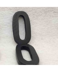 Ahşap Kolye Ucu Siyah