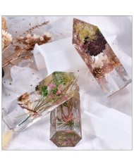 Kristal Kule Epoksi Reçine ve Mum Silikon Kalıp -Kod:1009