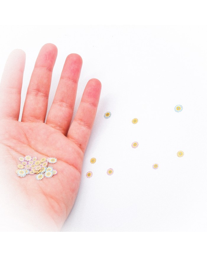 Mini 5D Çiçek Ebruli Renk