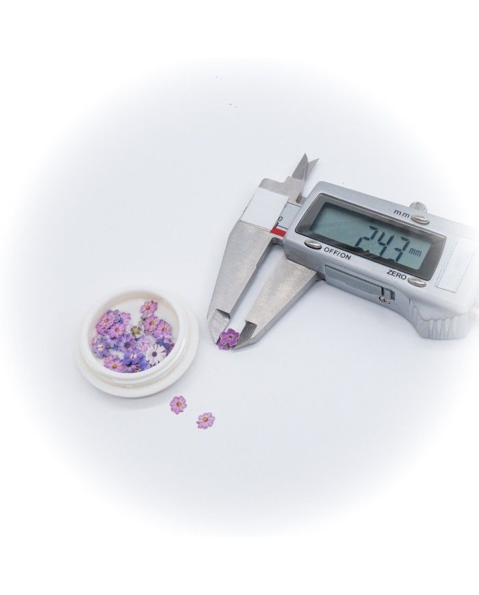 5D Renkli Çiçek Lila