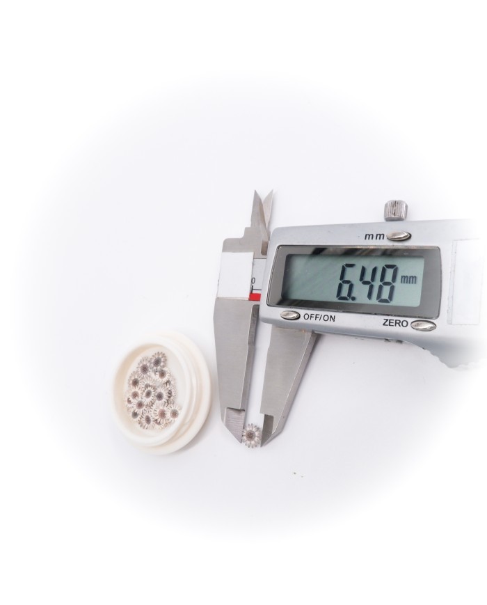 5D Renkli Mini Çiçek Naturel Renk