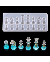 Epoksi ve Beton Silikon Satranç Seti Kalıbı-Kod:316/185