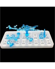 Epoksi ve Beton Silikon Satranç Seti Kalıbı-Kod:316/185