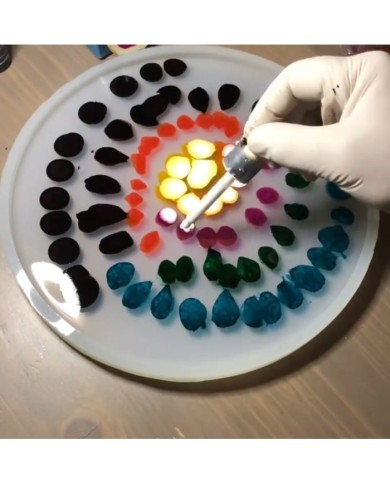 Alkol Bazlı Epoksi Mürekkep Boya 15 cc - Mavi  Ebru Pigment