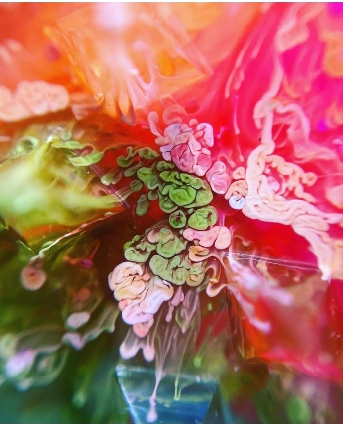 Alkol Bazlı Epoksi Mürekkep Boya 15 cc - Mavi  Ebru Pigment