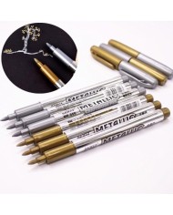 Gümüş Epoksi Varak Kalem - Alkol bazlı Metalik