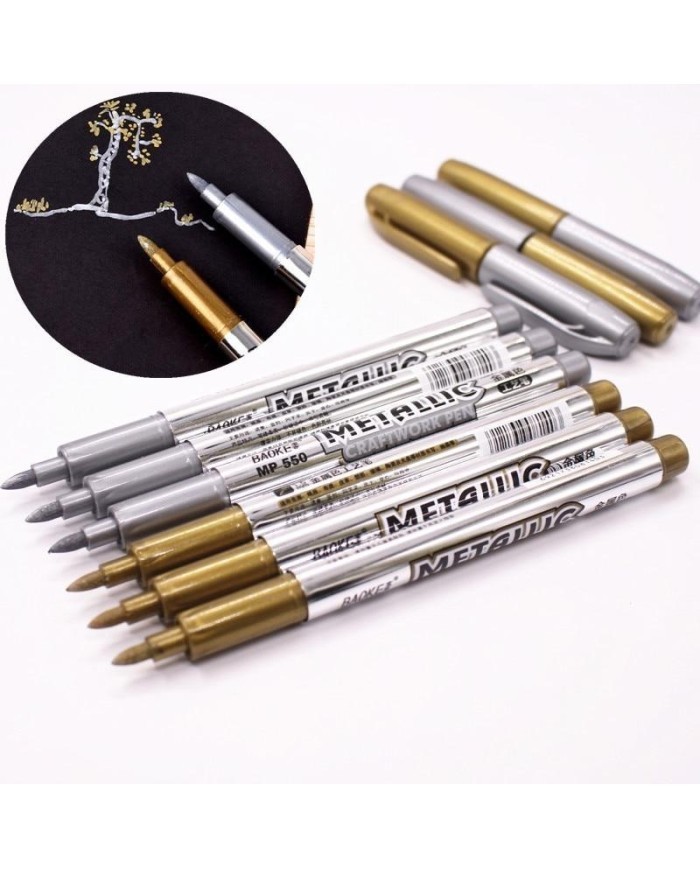 Gold Epoksi Varak Kalem - Alkol bazlı Metalik