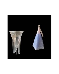 Beşgen Piramit Mika Mum Kalıbı