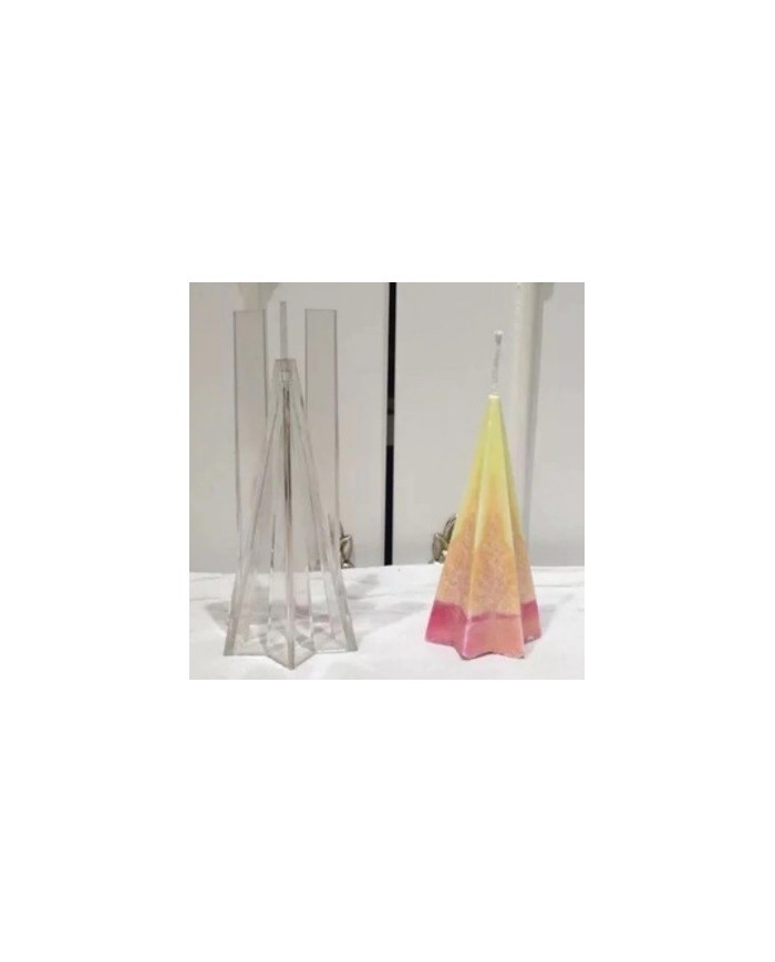 Yıldız Piramit Mum Mika Kalıbı