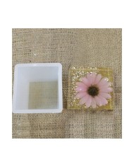 Küp Reçine Epoksi Mum Kalıbı - 4cm -Kod:59