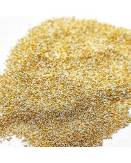 Kum Havyar Boncuk  Gold -Gümüş 250 Gram