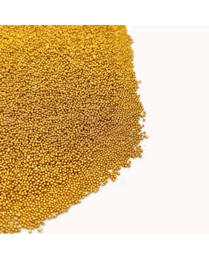 Kum Havyar Boncuk  Gold 250 Gram