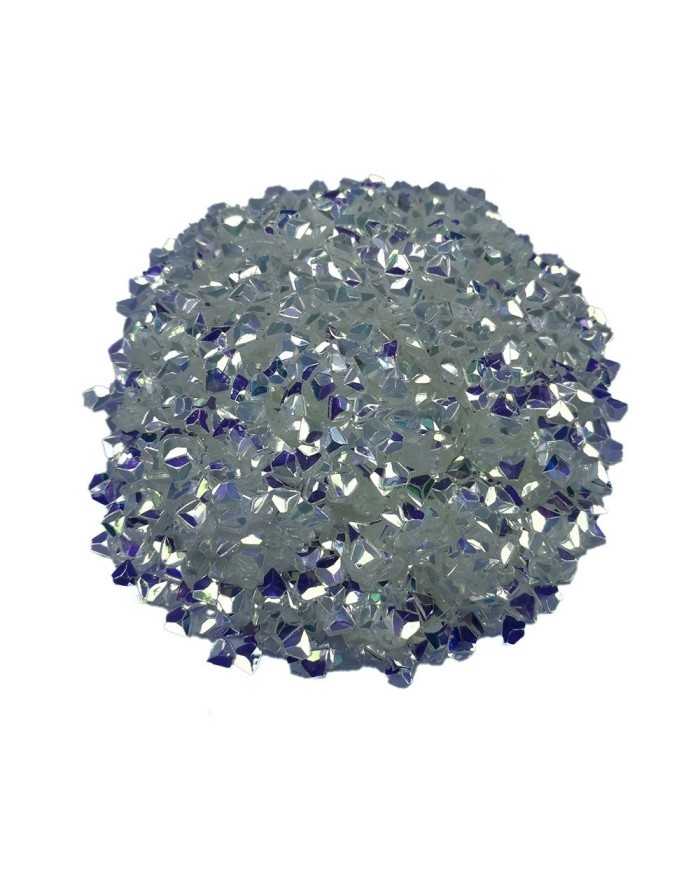 Üçgen Pul Kırığı - Parlak Kristal Mor  25 gr